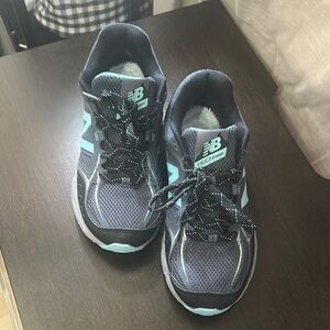 New Balance Gray and Teal Running Shoes